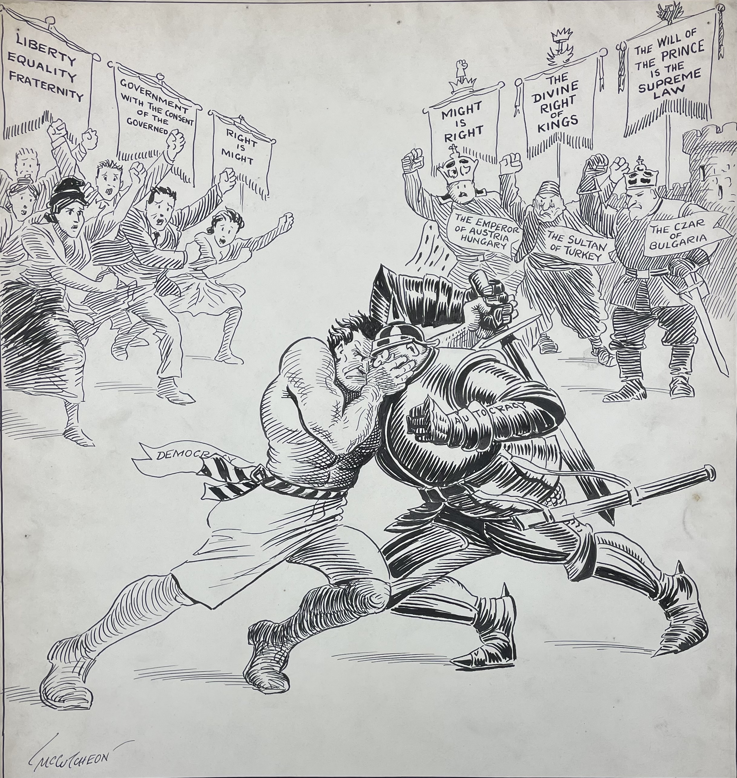 The Past and the Present are in Deadly Grapple